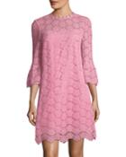 Bloom Flower Bell-sleeve