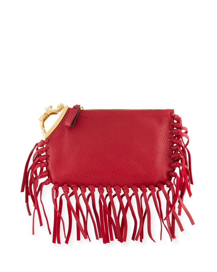 Zodiac Fringe Clutch Bag