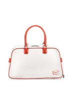 Retro Sport Gym Bag, Bright White