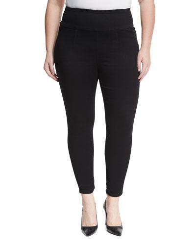 Zip-waist Pencil Jeans,