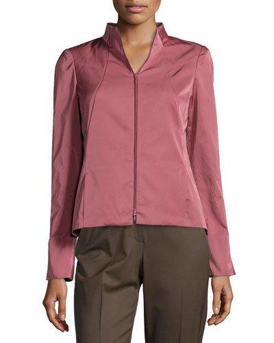Amia Sateen Two-zip Jacket