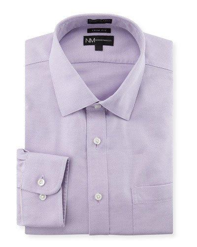 Non-iron Trim-fit Textured Dress