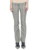 Prince Of Wales Kick-back Pants
