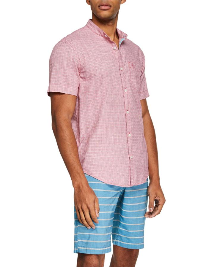 Men's Crosshatch Short-sleeve