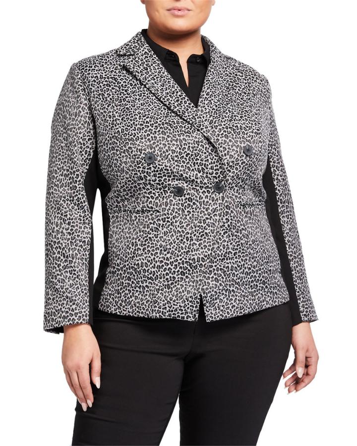 Plus Size Francine Double-breasted Blazer