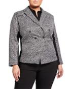 Plus Size Francine Double-breasted Blazer