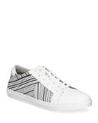 Men's Kam Stripes Low-top Leather