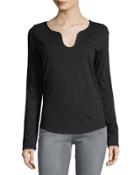 Tunisien Long-sleeve Printed Cotton Tee