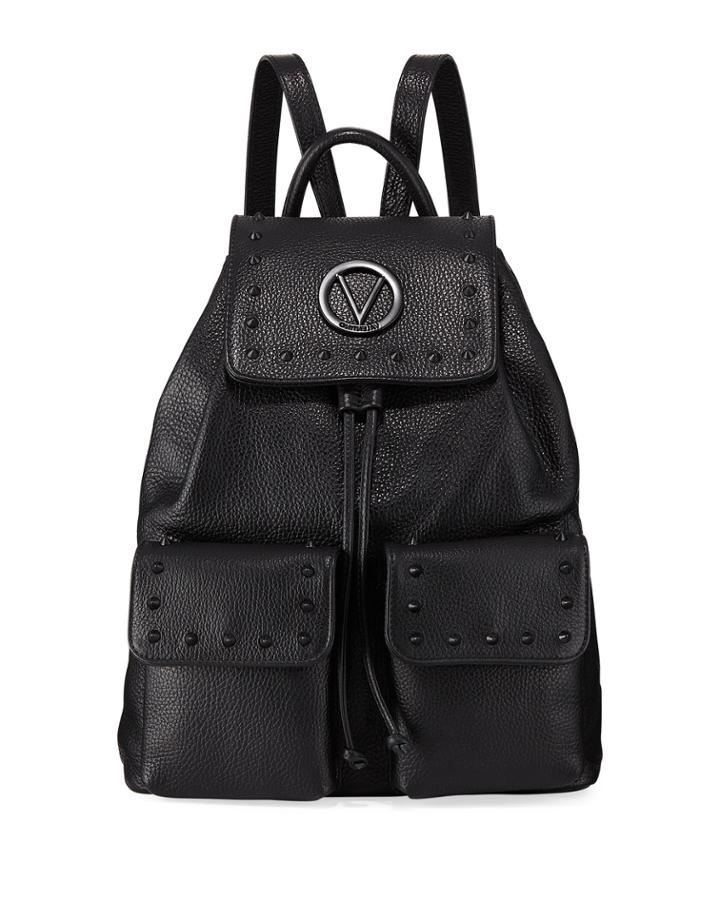 Simeon Studded Preciosa Dollaro Leather Backpack