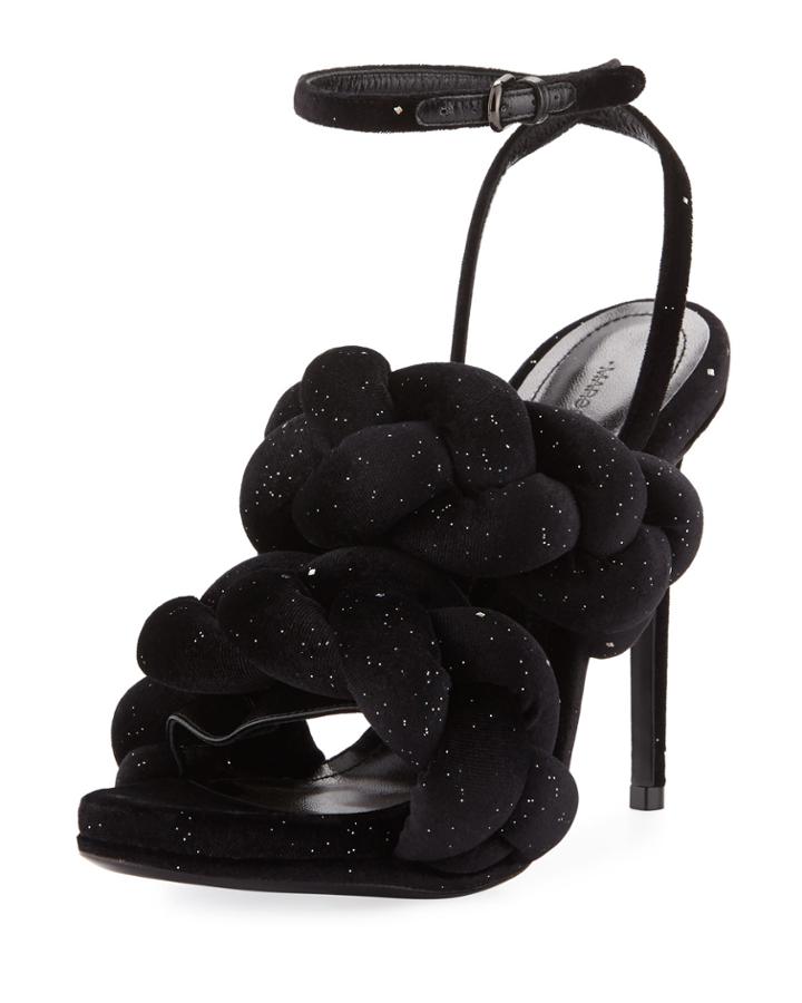 Braided Glitter Velvet