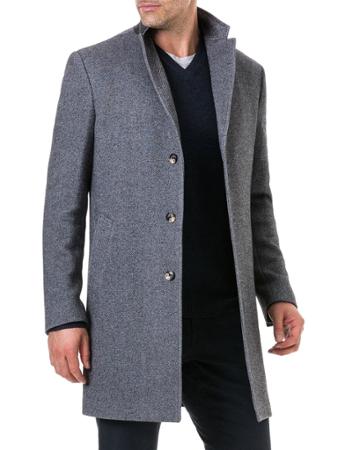 Men's Calton Hill Wool-cotton Coat