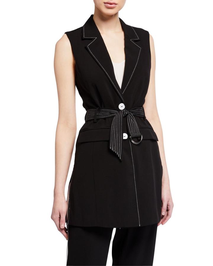 Belted Topstitch