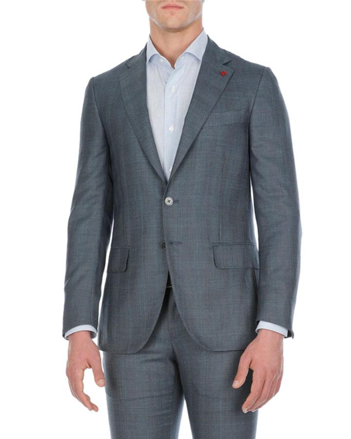 Textured Wool-stretch Two-piece