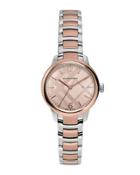 32mm Classic Two-tone Bracelet Watch, Rose Gold/silver