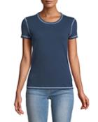 Cover-stitched Short-sleeve Tee