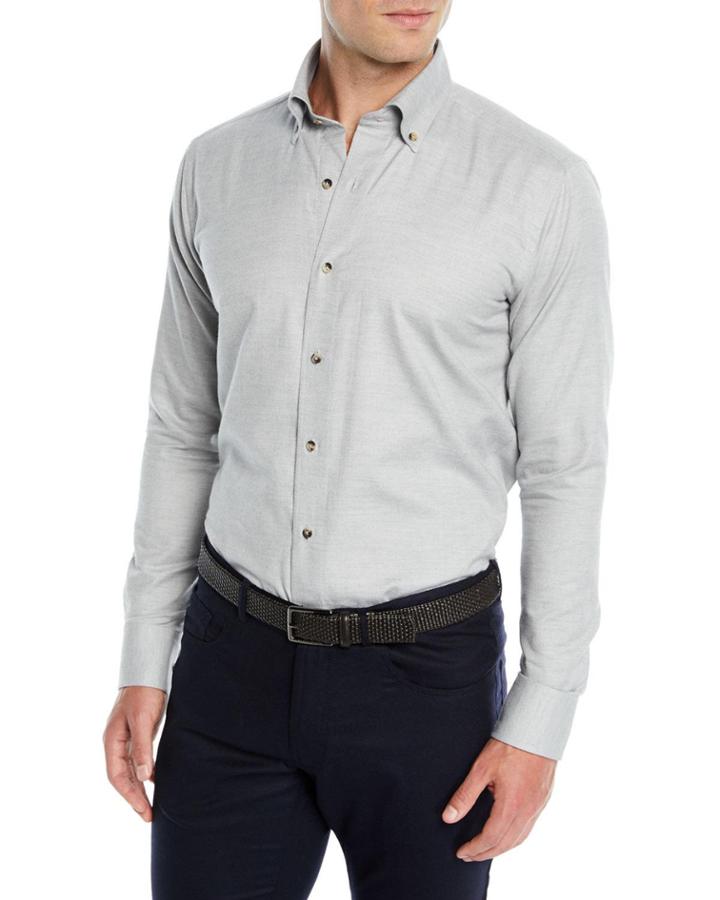 Men's Hamra Melange Cotton/cashmere