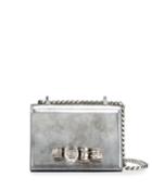 Small Antiqued Jeweled Satchel
