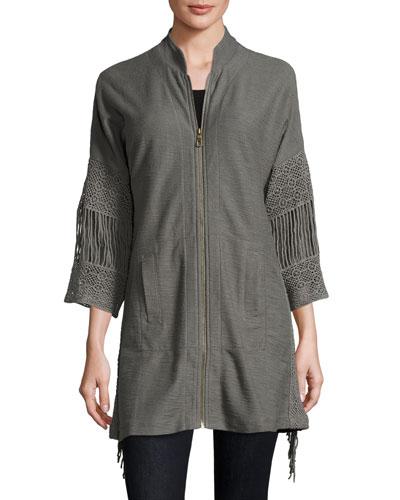 Eloisa Crochet-trim Jacket,