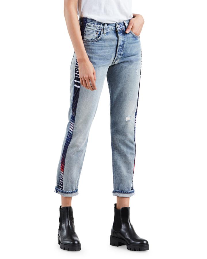 501 Cropped Skinny Jeans With