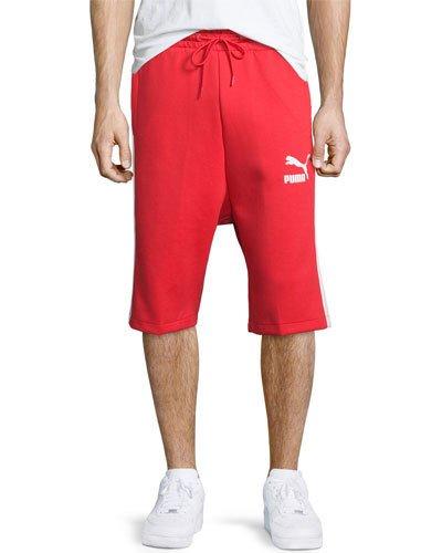 Knit Bermuda Shorts, High Risk Red