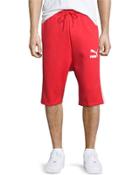 Knit Bermuda Shorts, High Risk Red