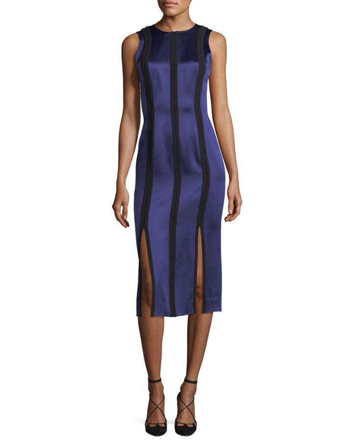 Sleeveless Tailored Paneled Dress
