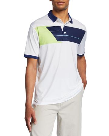 Men's Bold Block Chest Polo