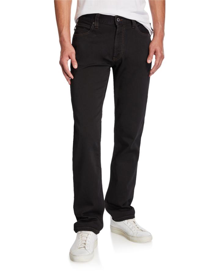 Men's Straight-leg Denim Pants W/ Contrast