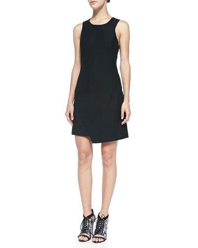 Juno Sleeveless Scissor-hem Dress