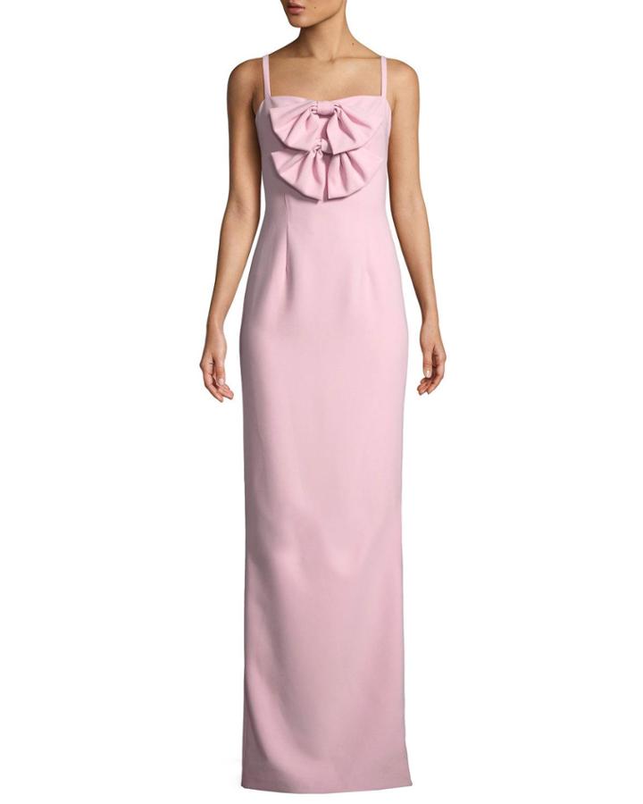 Milayla Column Gown W/ Bow Details