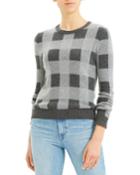 Plaid Crewneck Cashmere