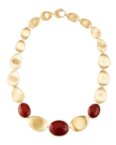 Lunaria Red Jasper Collar Necklace,