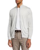 Men's Stand-collar Cashmere Cardigan