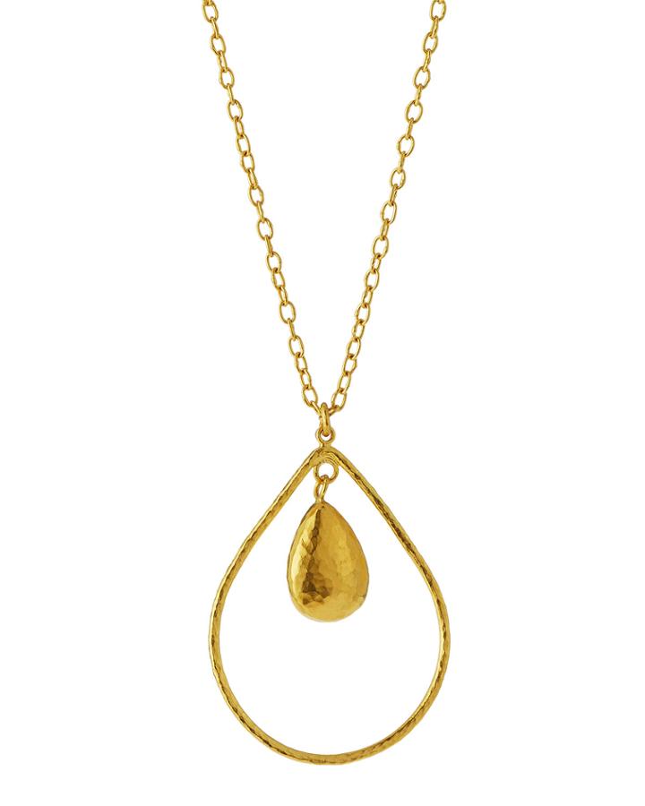 Pear Geo Pendant In