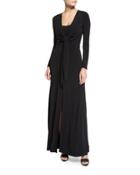 Salina Tie-front Long-sleeve