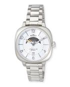 36mm Women's Gomelsky Moon Phase Watch, White