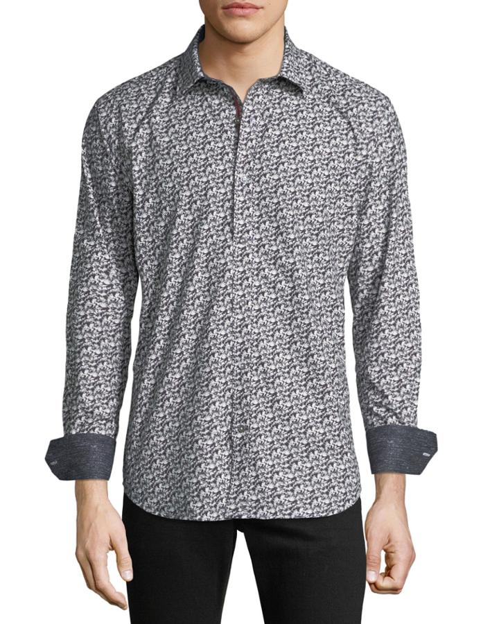 Men's Shaped-fit Printed