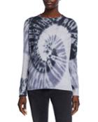 Swirl Tie-dye Cashmere-blend