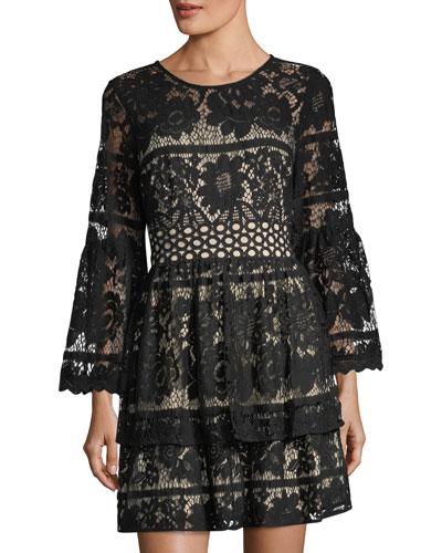 Floral Lace Fit & Flare