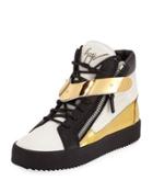 May Multicolor V Platform Sneaker,