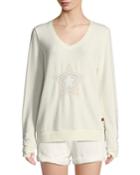 You Are My Wish Embroidered Comfy Top