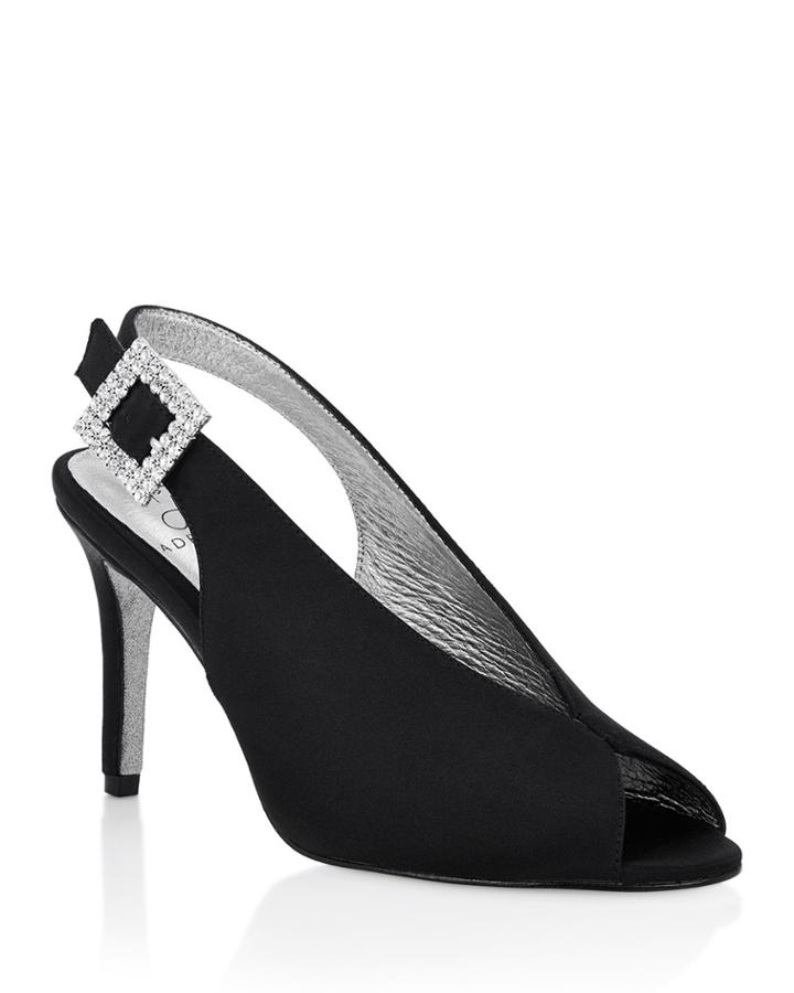 Fiora Satin Peep-toe Evening