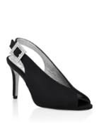 Fiora Satin Peep-toe Evening