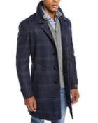 Men's Plaid Wool Car Coat