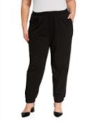 Plus Size Crepe Jogger Pants