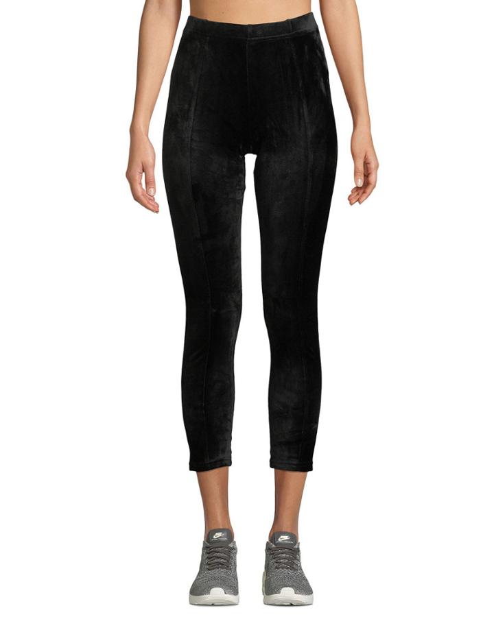 Stretch Velvet Ankle-length