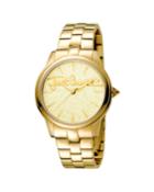 36mm Glam Chic Mohair Bracelet Watch, Gold