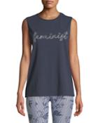 Feminist Embroidered Cotton