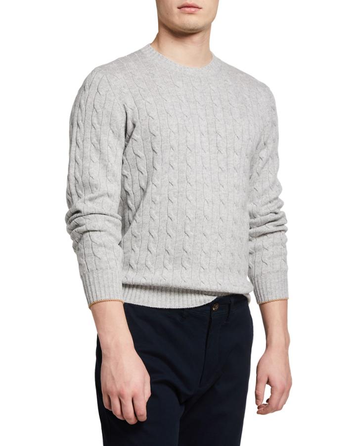 Men's Braided Cashmere