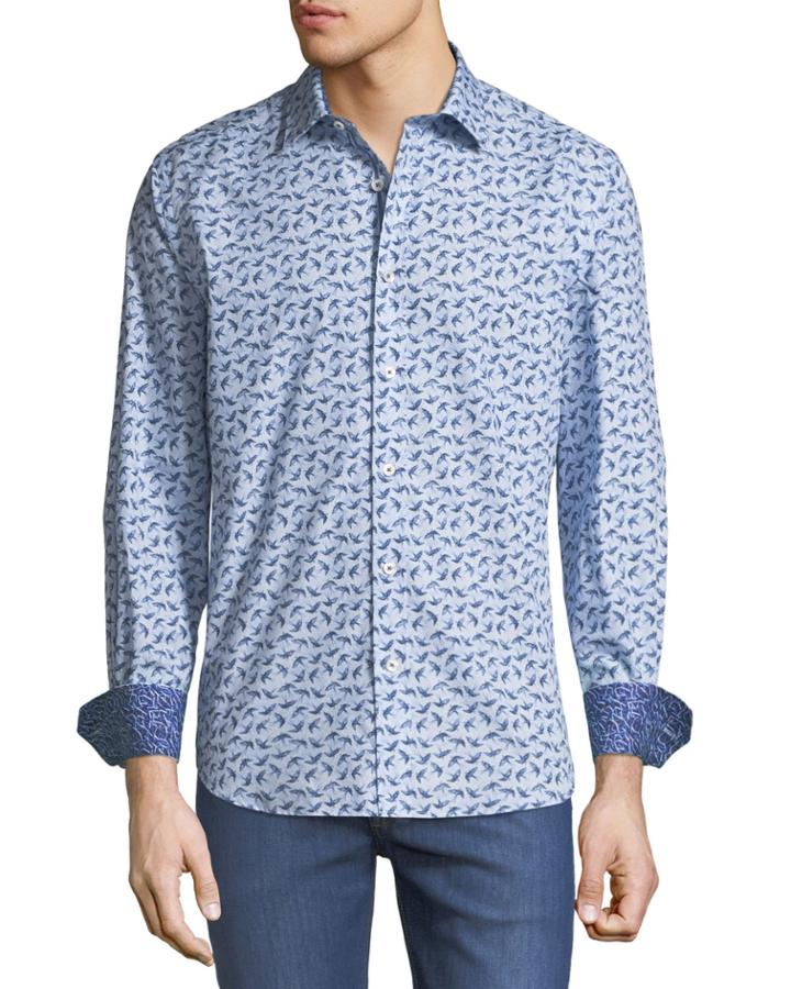 Shaped-fit Bird-print